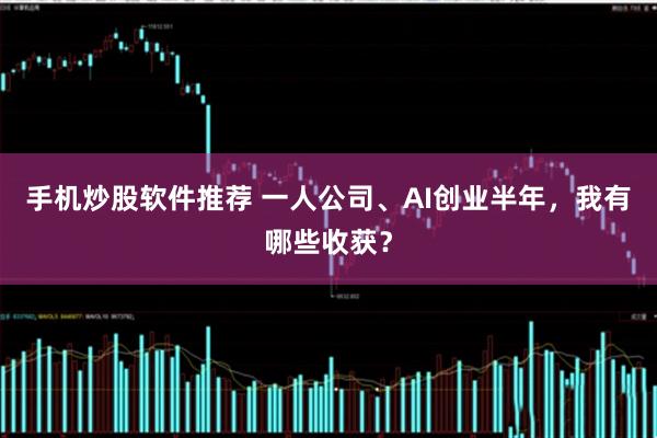手机炒股软件推荐 一人公司、AI创业半年，我有哪些收获？